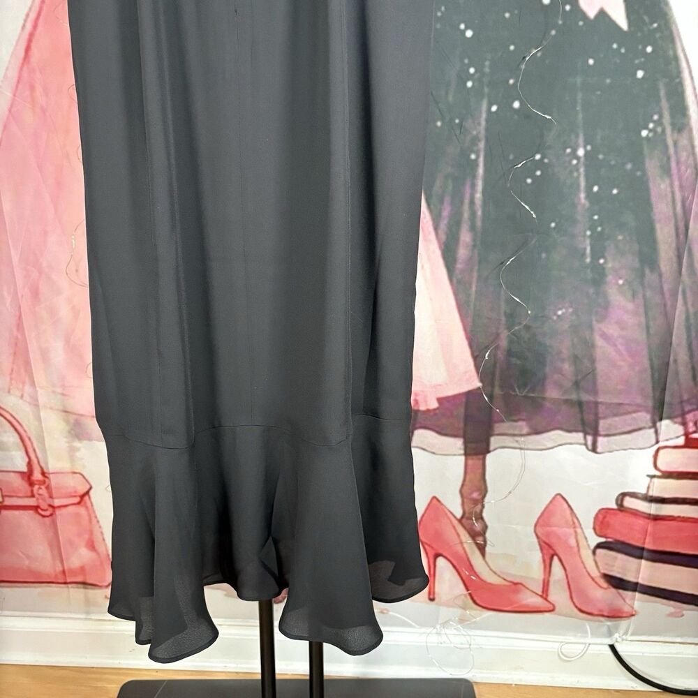 Black Midi Dress (Banana Republic) Sz 4- NWT - Picture 7 of 11